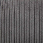 Elegant Corduroy 3 Seater Sofa with 5 Pillows