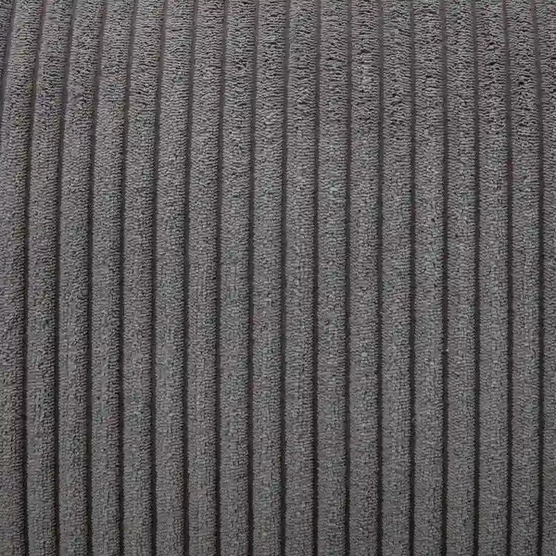 Elegant Corduroy 3 Seater Sofa with 5 Pillows
