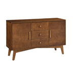 47.3  Mid Century Modern Sideboard Buffet Cabinet with Storage,Storage Cabinet with 2 Doors and 3 Drawers,Accent Console Table