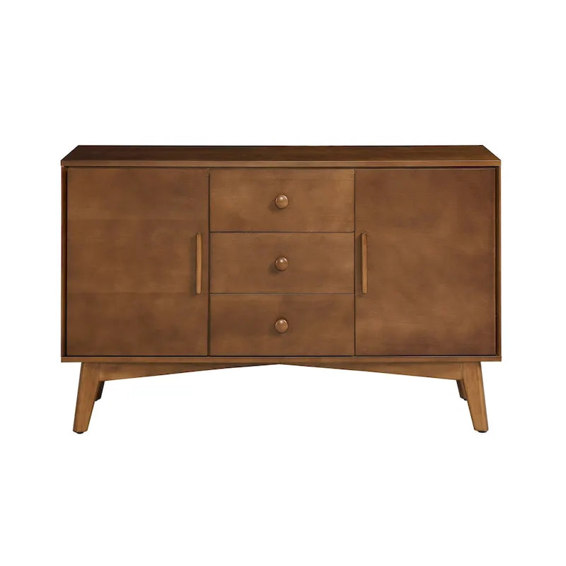 47.3  Mid Century Modern Sideboard Buffet Cabinet with Storage,Storage Cabinet with 2 Doors and 3 Drawers,Accent Console Table
