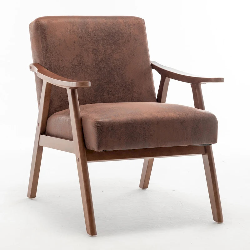 Living Room Chair with Solid Wood