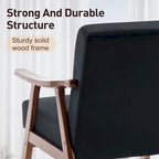 Living Room Chair with Solid Wood