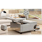 Modern Storage Coffee Table with Storage Doors for Living Room