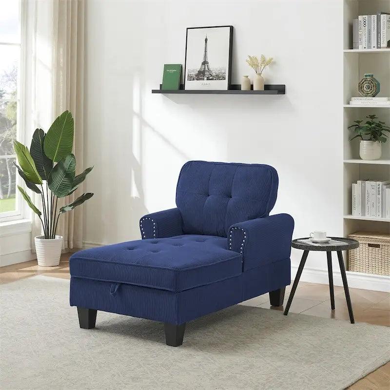 Chaise Lounge Indoor Sleeper Sofa Bed Chair Upholstered Lounge Chair