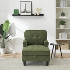 Chaise Lounge Indoor Sleeper Sofa Bed Chair Upholstered Lounge Chair