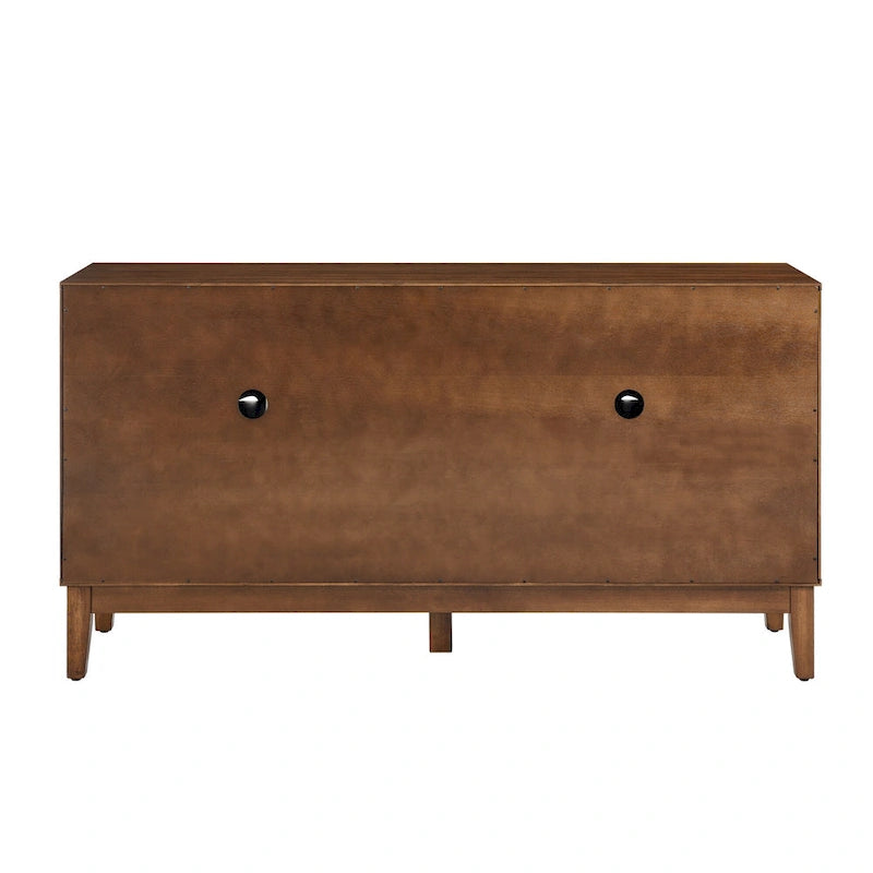 60.5  Modern Sideboard Buffet Cabinet with Storage, TV Media Console Table, Storage Cabinet with 4 Doors & Adjustable Shelves