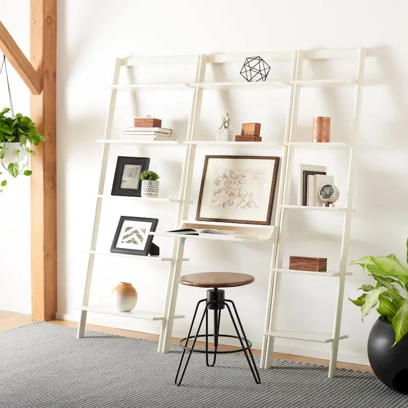 SAFAVIEH Leoma 2-Shelf Leaning Desk