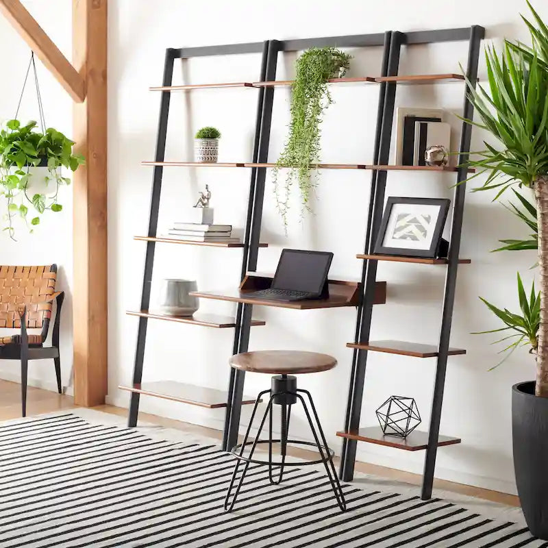 SAFAVIEH Leoma 2-Shelf Leaning Desk