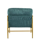 Varsts Modern Upholstered Accent Chair with Wood Frame, Emerald by Christopher Knight Home