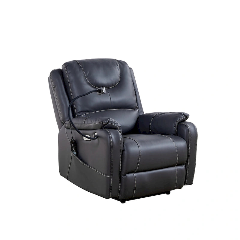 Christopher Knight Home - Liyasi Zero Gravity Power Recliner with Massage, Heating, USB Charging & Phone Holder