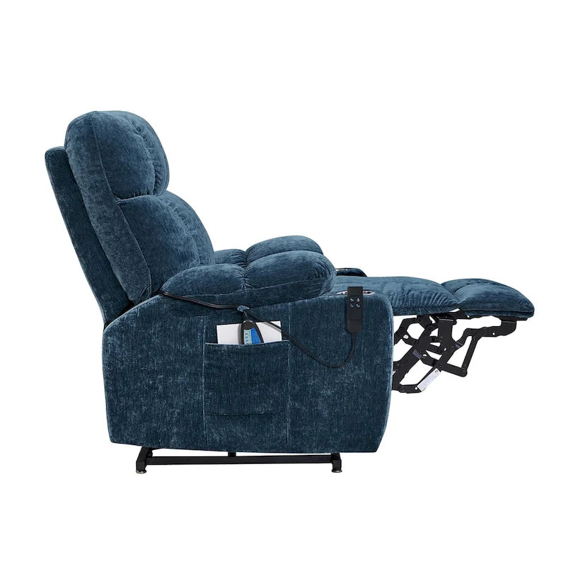 Christopher Knight Home Power Lift Recliner Chair for Elderly Infinite Position Lay Flat 180 with Heat Massage
