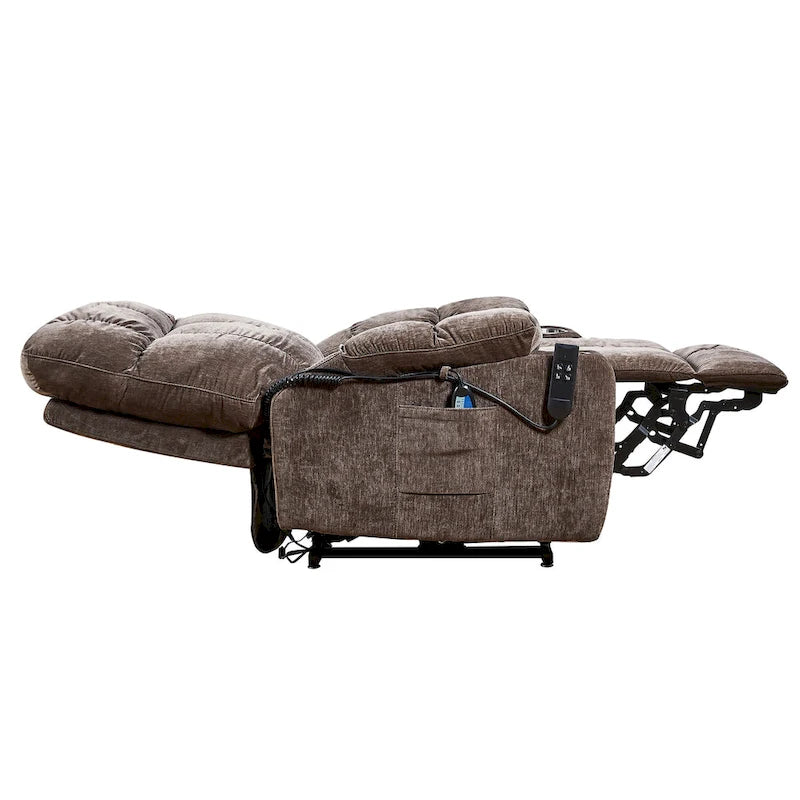 Christopher Knight Home Power Lift Recliner Chair for Elderly Infinite Position Lay Flat 180 with Heat Massage