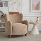 Bacho Fabric Wingback Accent Chair by Christopher Knight Home