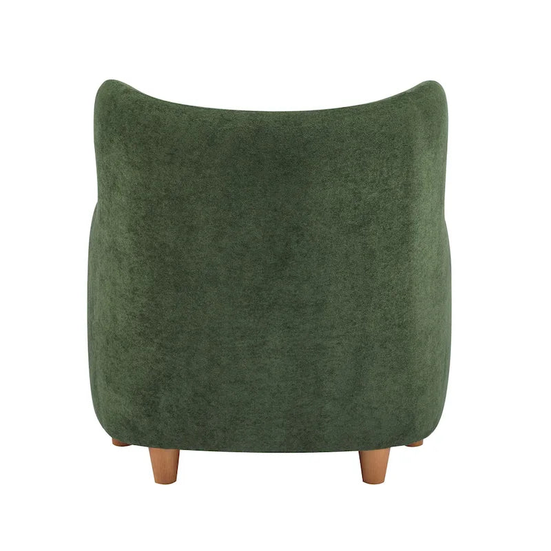 Bacho Fabric Wingback Accent Chair by Christopher Knight Home