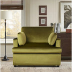 Naro Modern Fabric Accent Chair with Removable Cushion by Christopher Knight Home