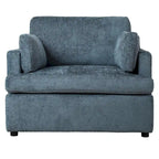 Naro Modern Fabric Accent Chair with Removable Cushion by Christopher Knight Home