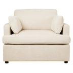 Naro Modern Fabric Accent Chair with Removable Cushion by Christopher Knight Home