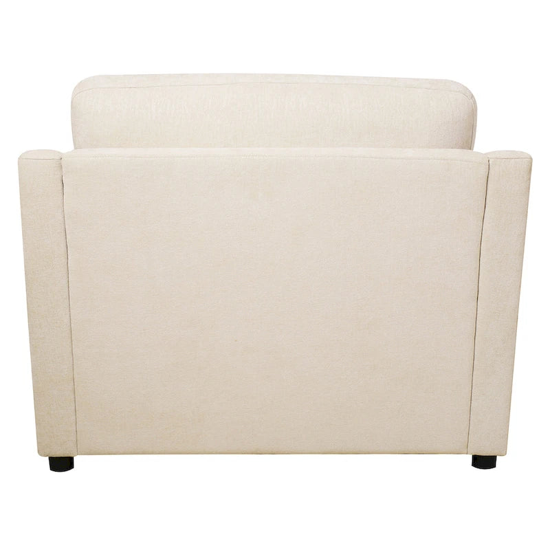 Naro Modern Fabric Accent Chair with Removable Cushion by Christopher Knight Home