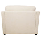 Naro Modern Fabric Accent Chair with Removable Cushion by Christopher Knight Home