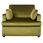 Naro Modern Fabric Accent Chair with Removable Cushion by Christopher Knight Home