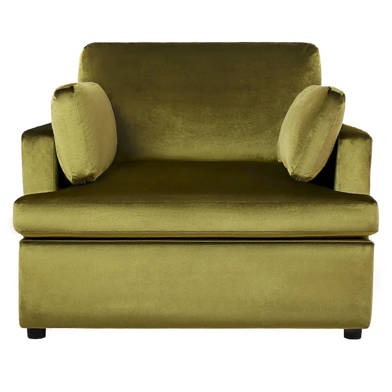 Naro Modern Fabric Accent Chair with Removable Cushion by Christopher Knight Home