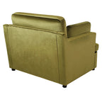 Naro Modern Fabric Accent Chair with Removable Cushion by Christopher Knight Home