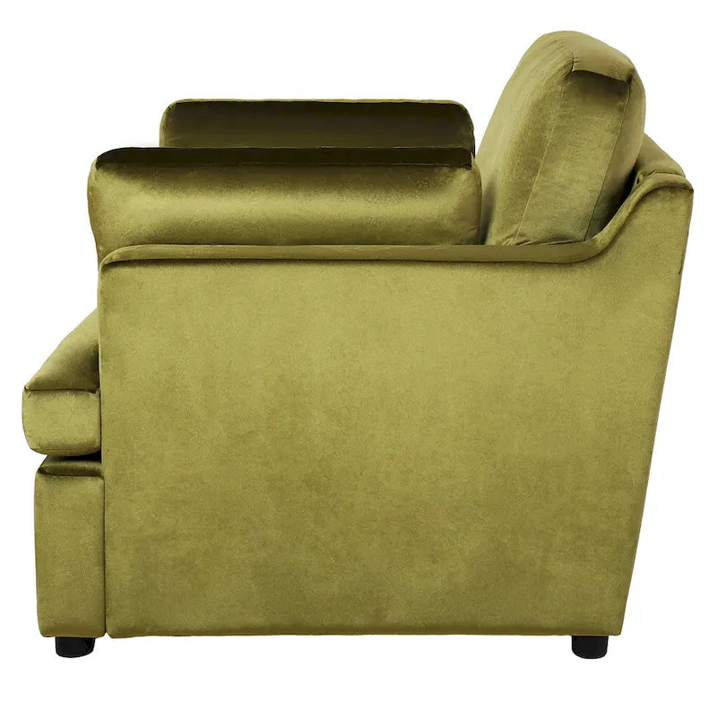 Naro Modern Fabric Accent Chair with Removable Cushion by Christopher Knight Home