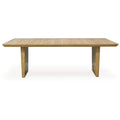 Signature Design by Ashley Sherbana Light Brown Rectangular Dining Extension Table - 40 W x 90 D x 30 H