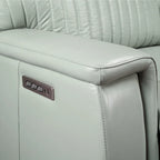 3-Piece Leather Zero Gravity Power Reclining Sofa Set with Power Headrest and Power Lumbar,USB&USB-C Port