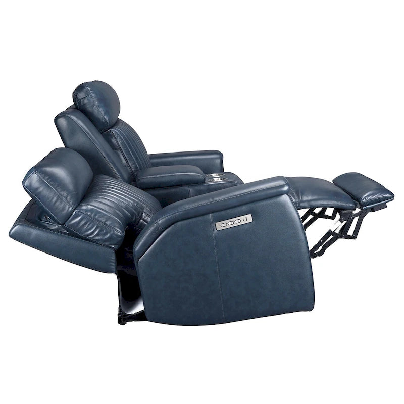 3-Piece Leather Zero Gravity Power Reclining Sofa Set with Power Headrest and Power Lumbar,USB&USB-C Port