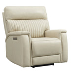 3-Piece Leather Zero Gravity Power Reclining Sofa Set with Power Headrest and Power Lumbar,USB&USB-C Port