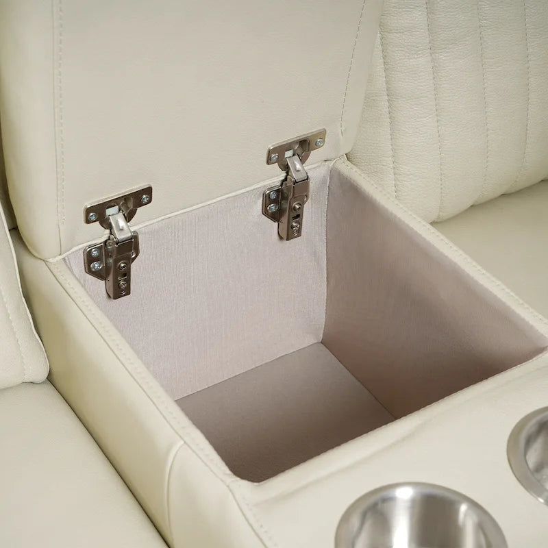 3-Piece Leather Zero Gravity Power Reclining Sofa Set with Power Headrest and Power Lumbar,USB&USB-C Port