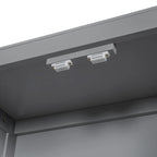 Wooden Platform Storage Bed Full Size Bed Frame with Storage Headboard