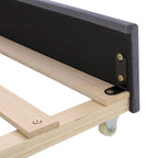 Upholstered Velvet Daybed Storage Bed Frame with USB Charging Ports