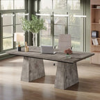 63 Inches Modern Executive Office Desk Large Computer Conference Table