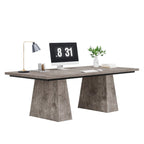 63 Inches Modern Executive Office Desk Large Computer Conference Table