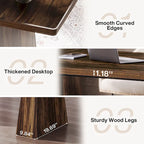 63 Inches Modern Executive Office Desk Large Computer Conference Table