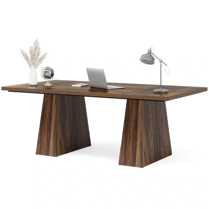 63 Inches Modern Executive Office Desk Large Computer Conference Table