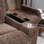 Overstuffed Chenille Power Lift Recliner With Extended Footrest,lift Assist,heat/message,ubs/type C Charging & Storage