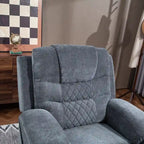Overstuffed Chenille Power Lift Recliner With Extended Footrest,lift Assist,heat/message,ubs/type C Charging & Storage