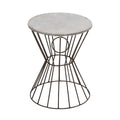 Metal Accent Table - Gray - Roche River Decor