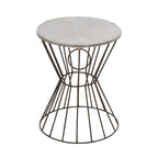 Metal Accent Table - Gray - Roche River Decor