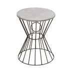 Metal Accent Table - Gray - Roche River Decor