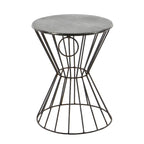 Metal Accent Table - Gray - Roche River Decor