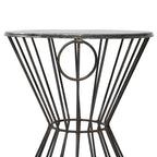 Metal Accent Table - Gray - Roche River Decor