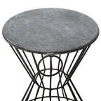 Metal Accent Table - Gray - Roche River Decor