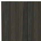 HomeRoots 71 Dark Brown Wood Pantry Or Storage Closet - 23.6' X '70.8' X '11.8