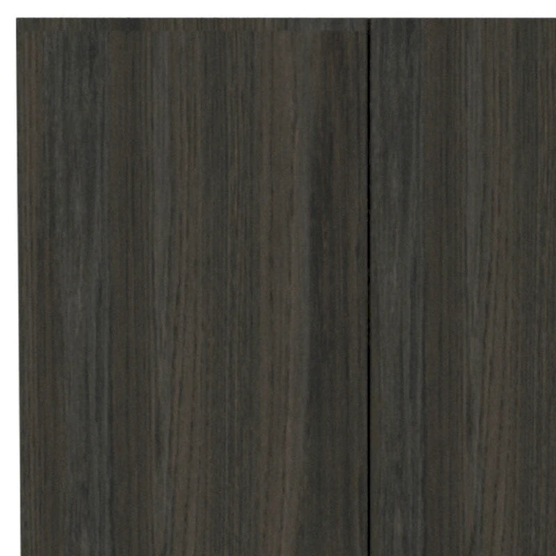 HomeRoots 71 Dark Brown Wood Pantry Or Storage Closet - 23.6' X '70.8' X '11.8