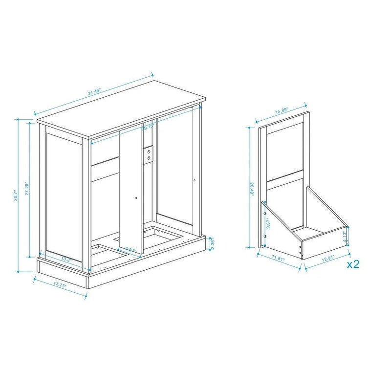 136  U-Shaped Chenille Cloud Sectional Sofa with Dual Ottomans