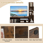 Costway Cube TV Stand for TVs up to 50 Media Console Table with - See Details